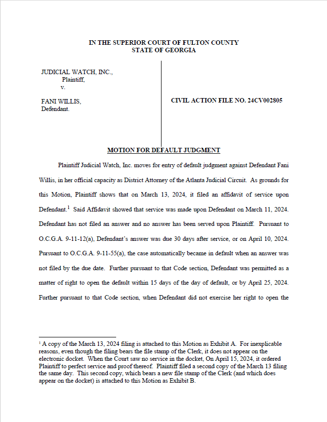 JW v. Fani Willis default 002805