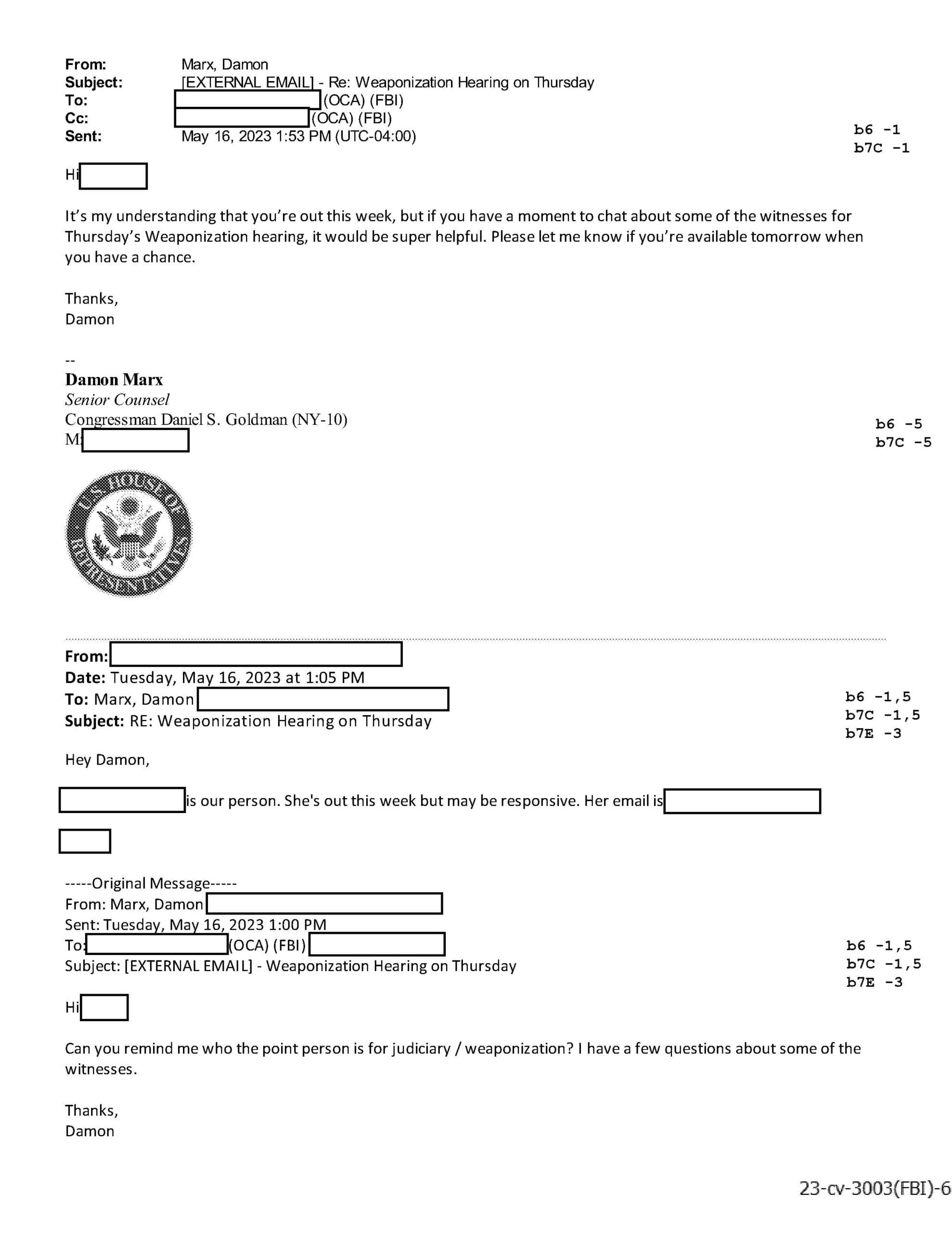 JW v DOJ Weaponization 03003 pg 11