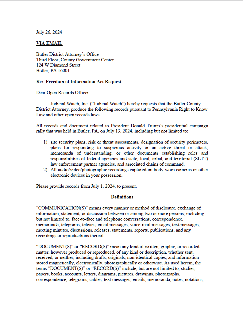 JW FOIA Request Butler County DA 07-26-2024
