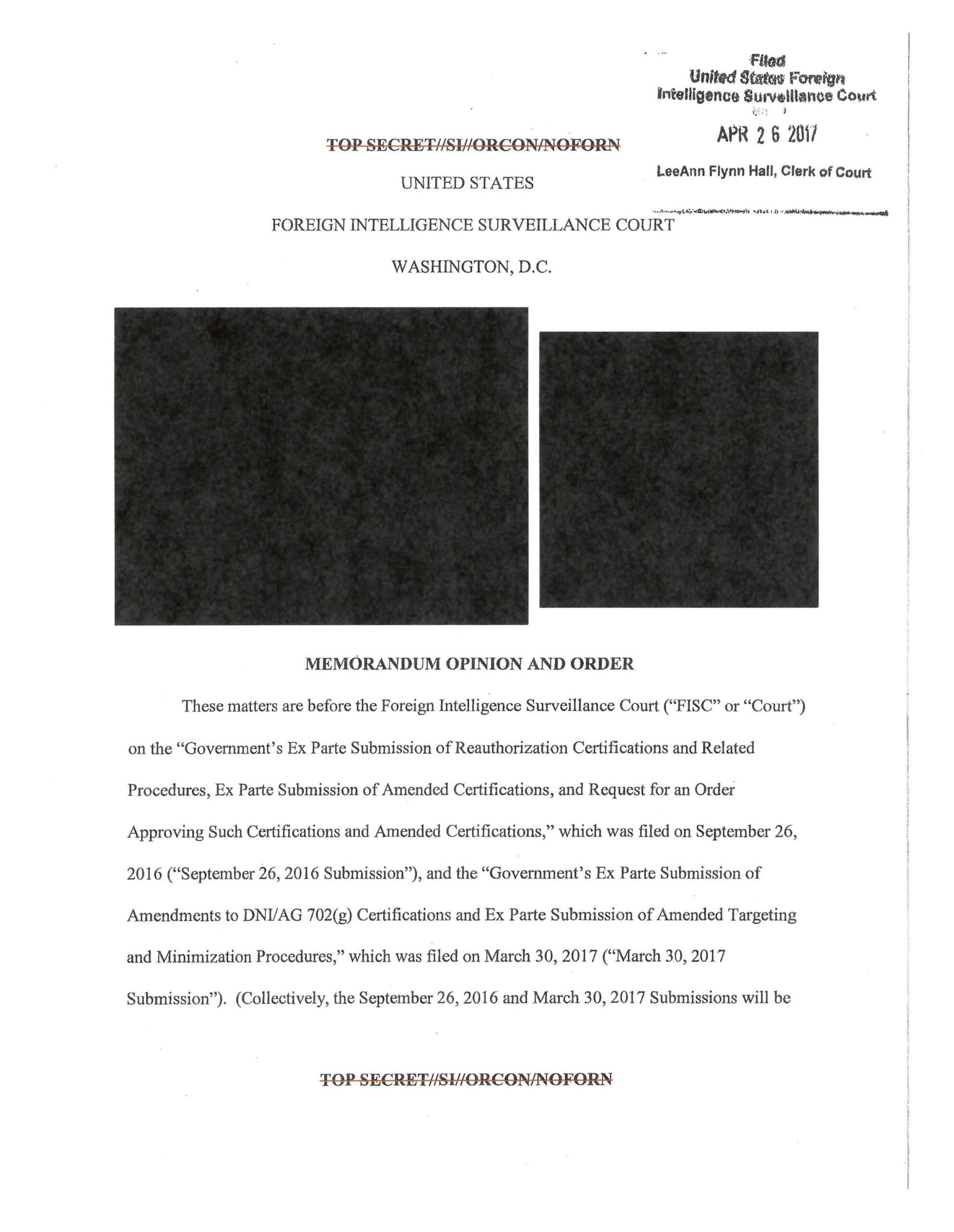 2017 FISA Court opinion 02407