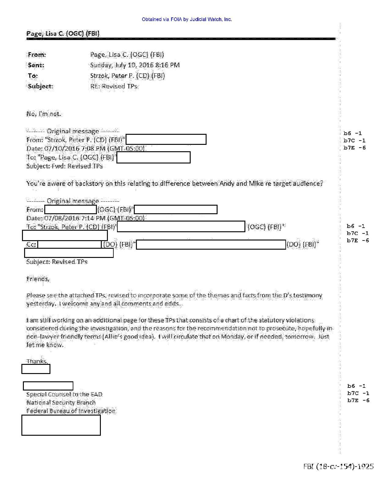 Page Strzok production 5 00154 pg 123-25, 139-40