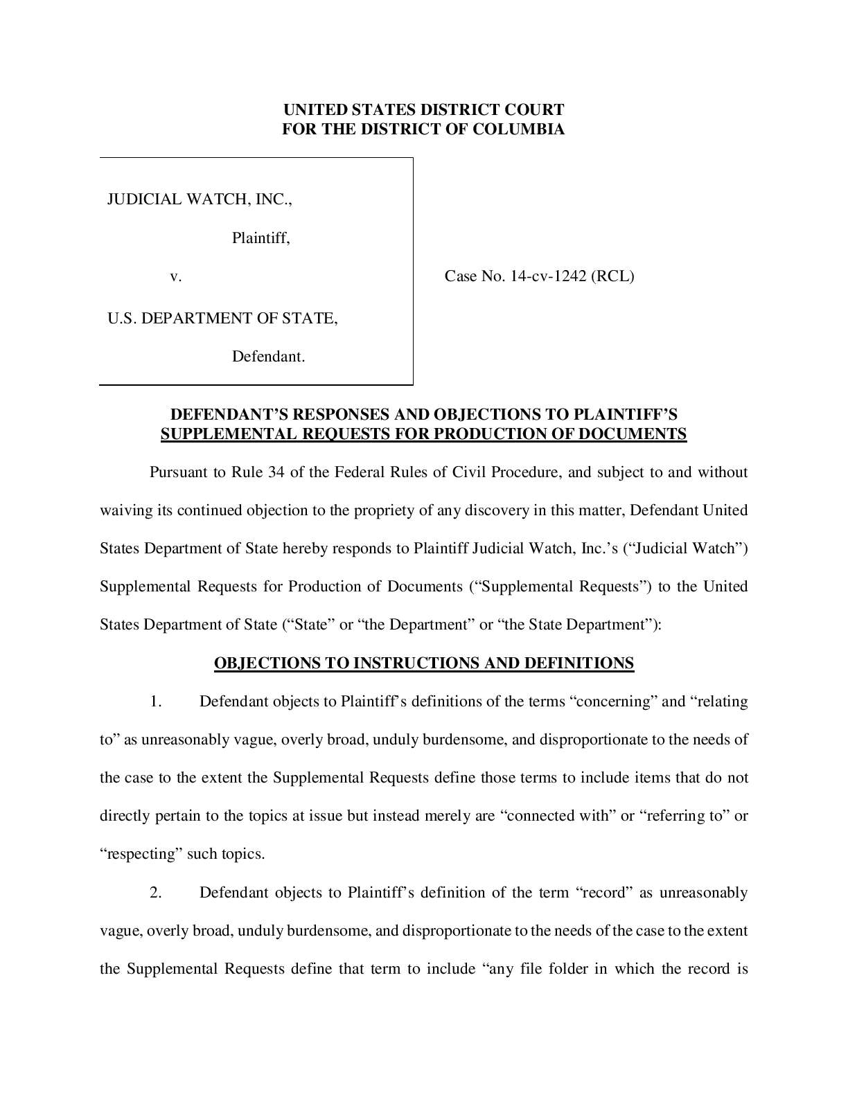 JW v. State State Supplemental Answers 01242