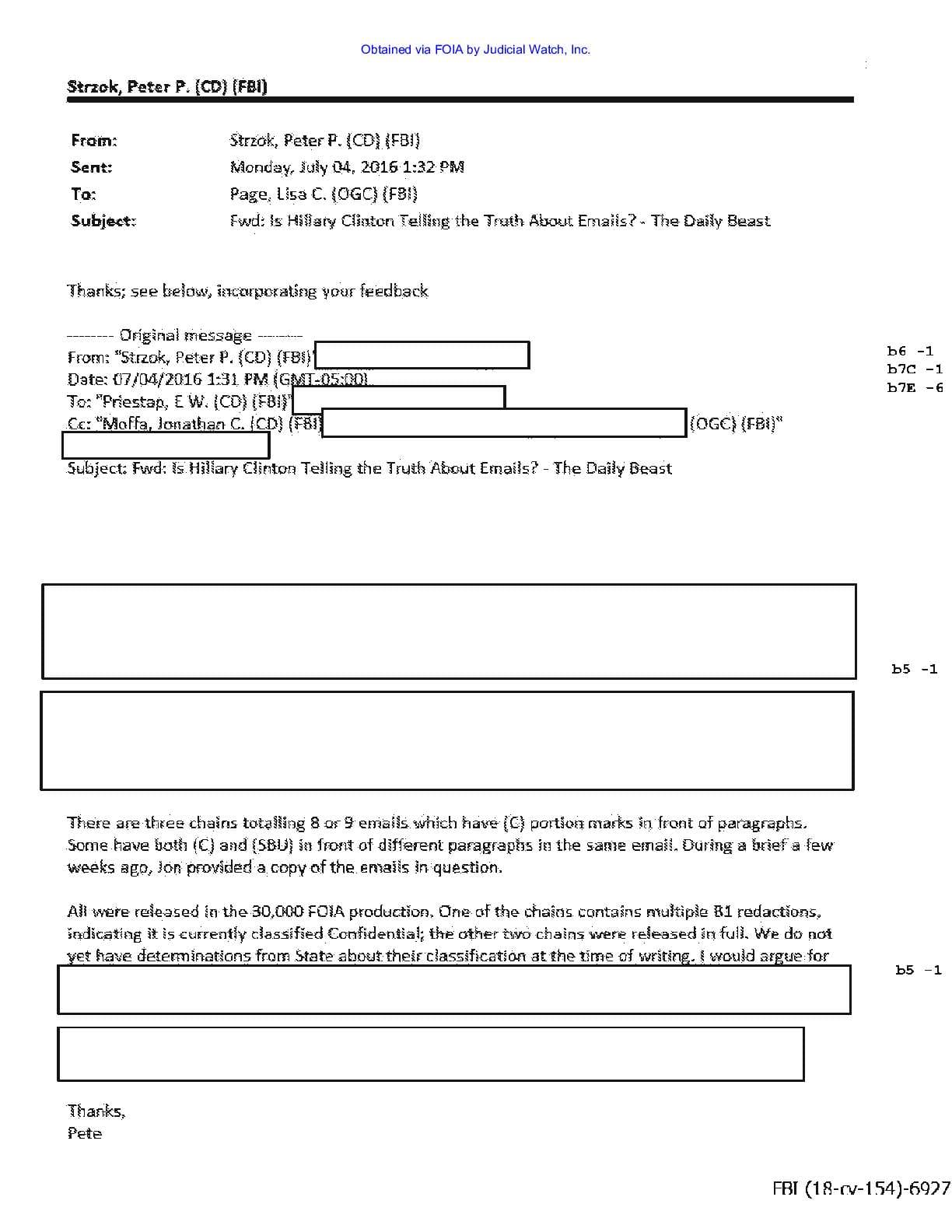 JW v DOJ Strzok Page Emails Prod 15 00154 pgs 91-94