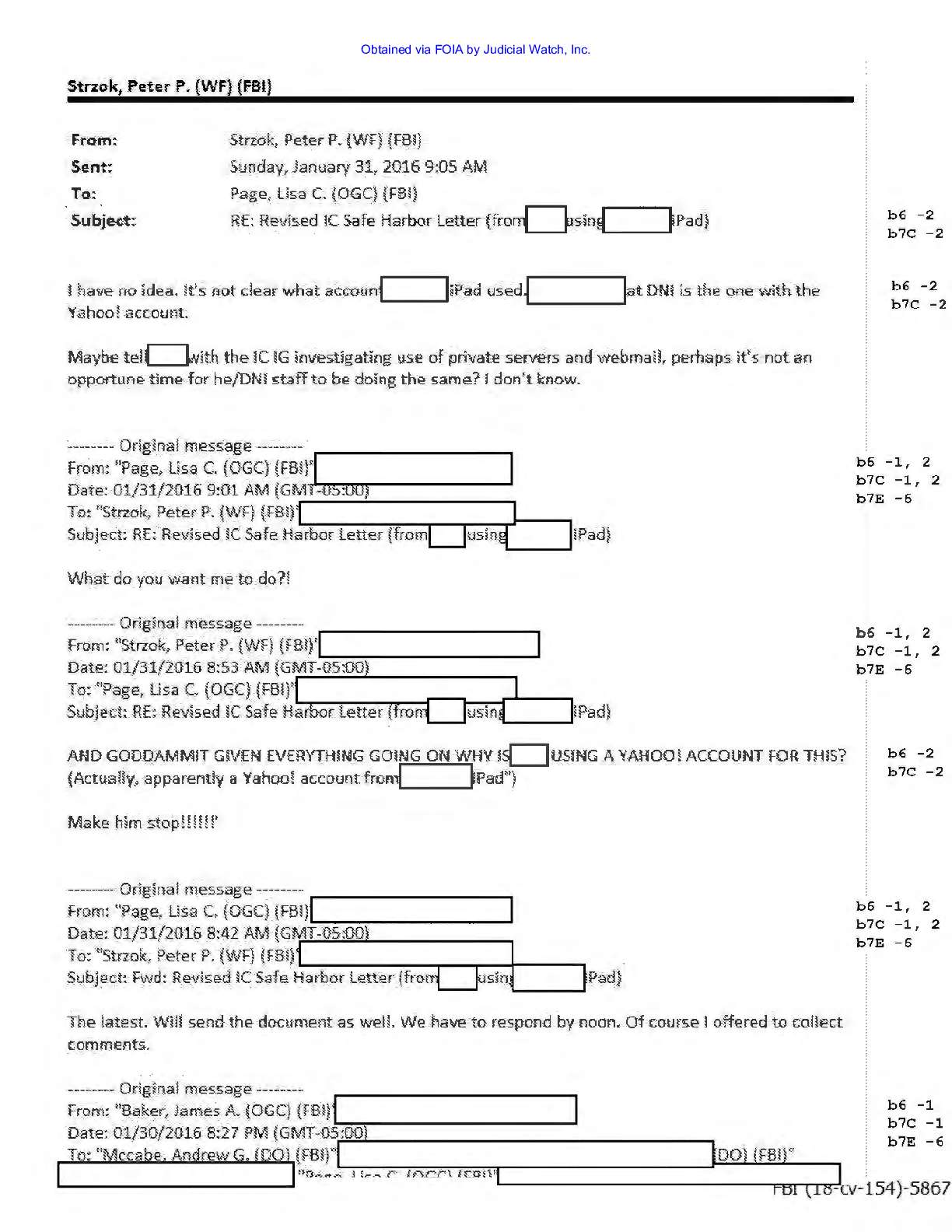 JW v DOJ Strzok Page production 13 00154 pgs 9-12