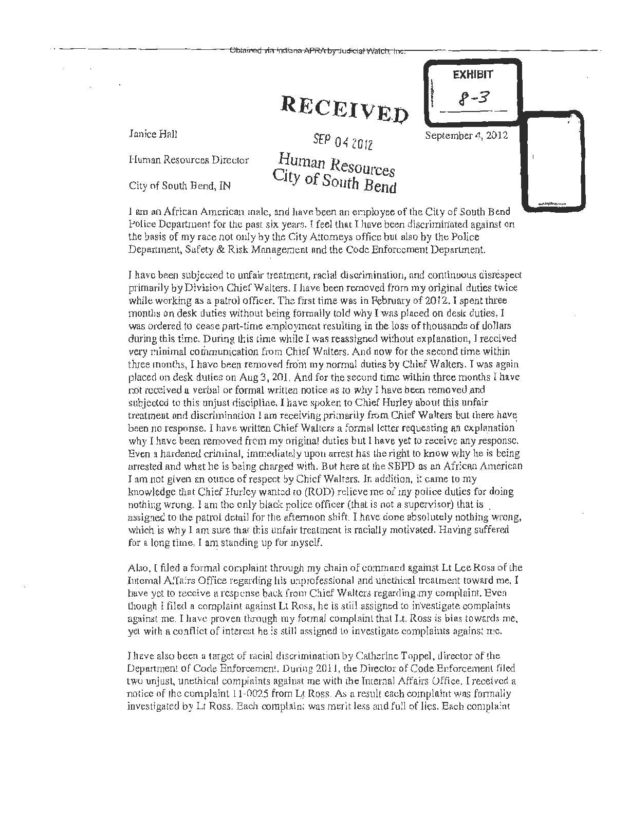 2019 South Bend Police Dept FOIA training records pg 71