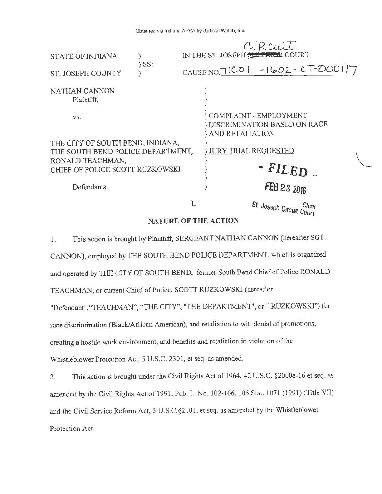 2019 South Bend Police Dept FOIA training records pgs 3-14