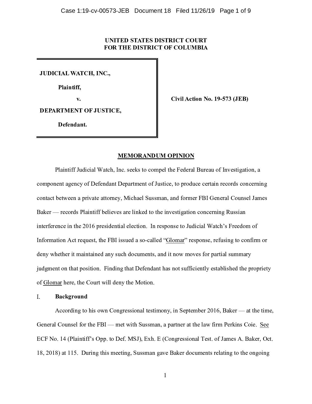 JW v DOJ Sussman Baker opinion and order 00573