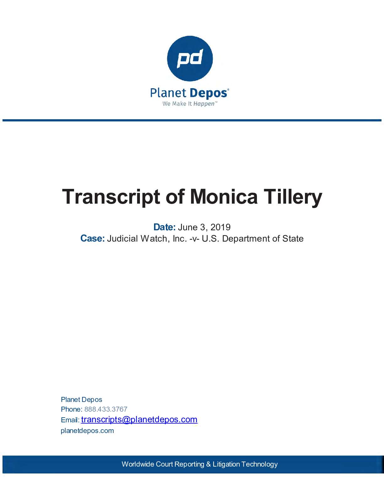 JW v State Tillery Deposition 01242