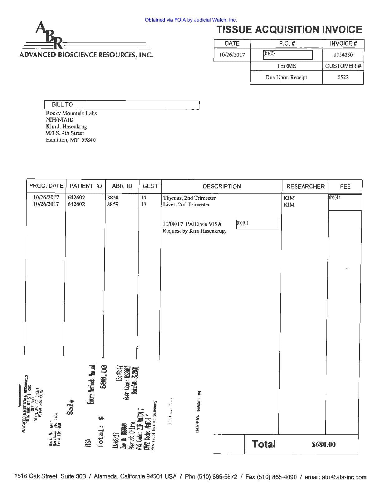 JW v HHS Humanized Mice prod 1 00876 pgs 364-366