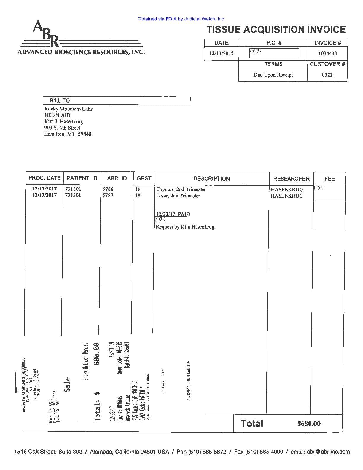 JW v HHS Humanized Mice prod 1 00876 pgs 388-391