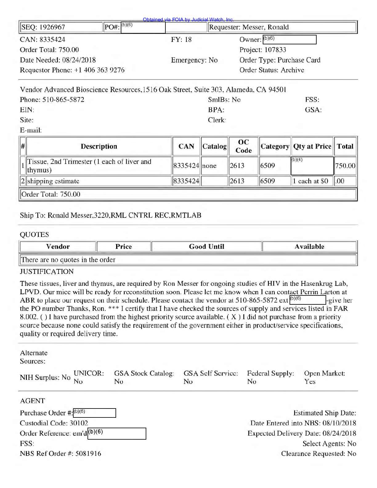 JW v HHS Humanized Mice prod 1 00876 pgs 632-633