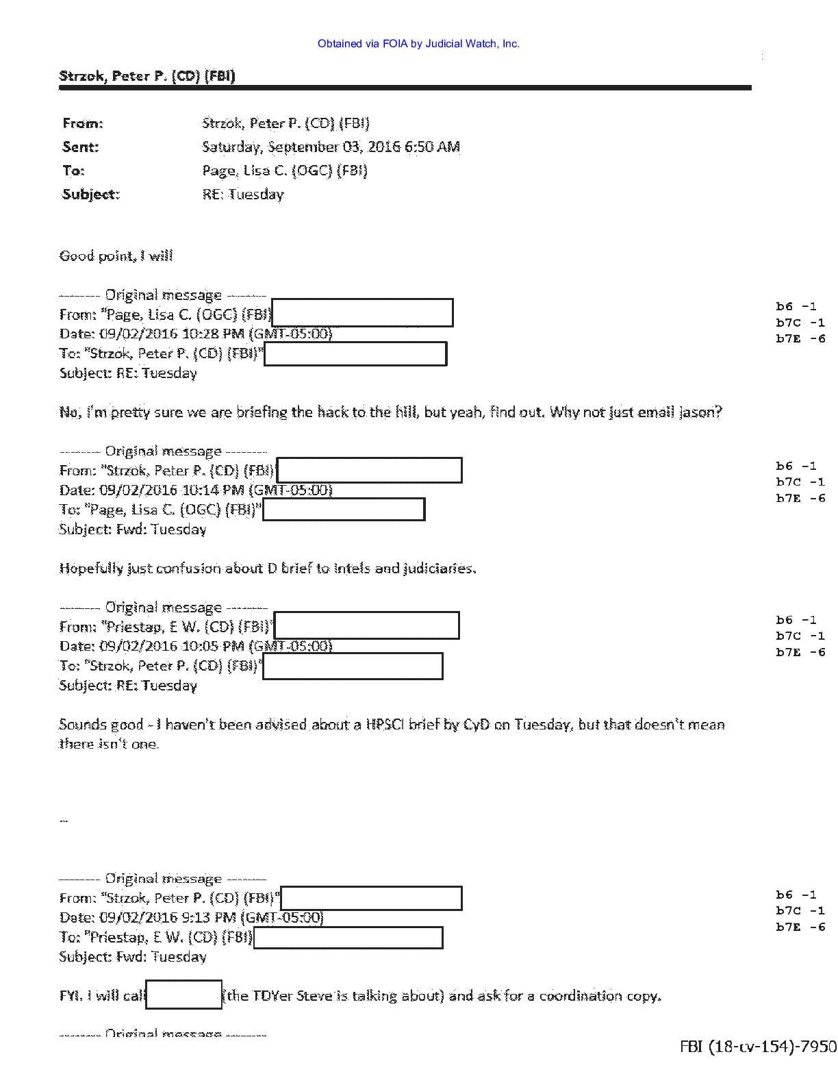 JW v DOJ Strzok Page prod 17 00154 pgs 145-152