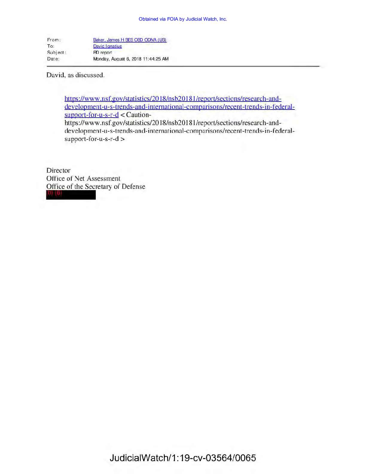 JW v DOD Baker Ignatius prod 1 03564 pg 67