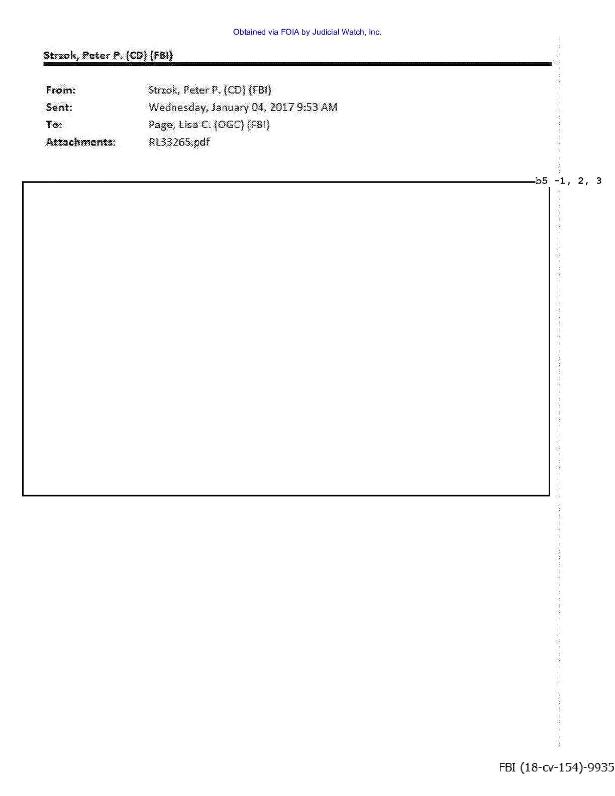 JW v DOJ Strzok-Page Emails Prod 21 00154 pgs 101-115