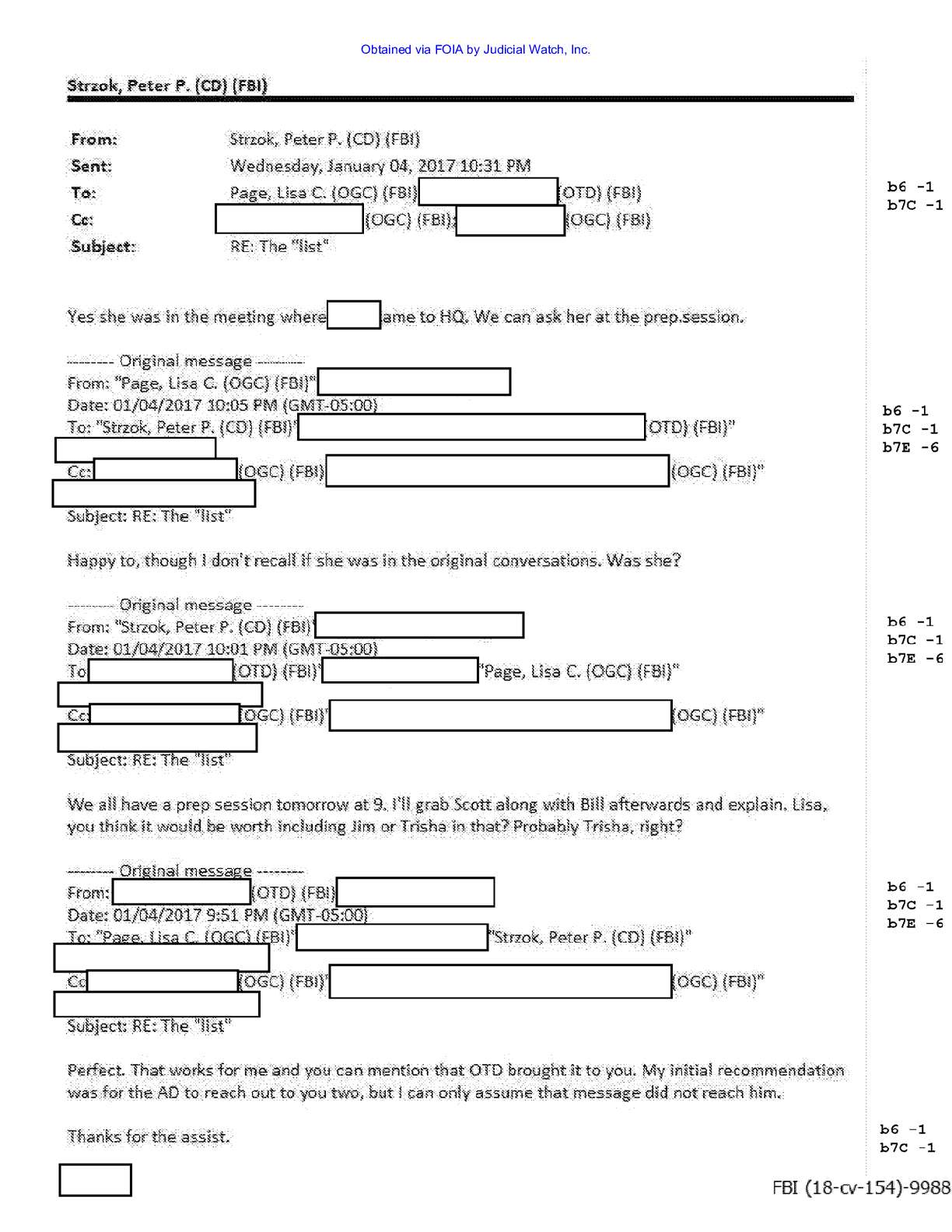 JW v DOJ Strzok-Page Emails Prod 21 00154 pgs 120-122