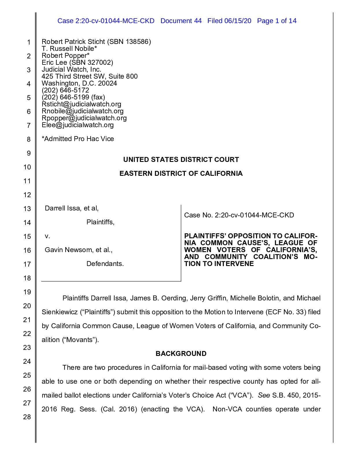 Issa v Newsom Oppo ACLU 01044
