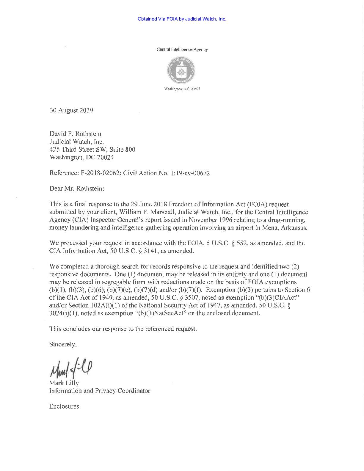CIA Mena Report