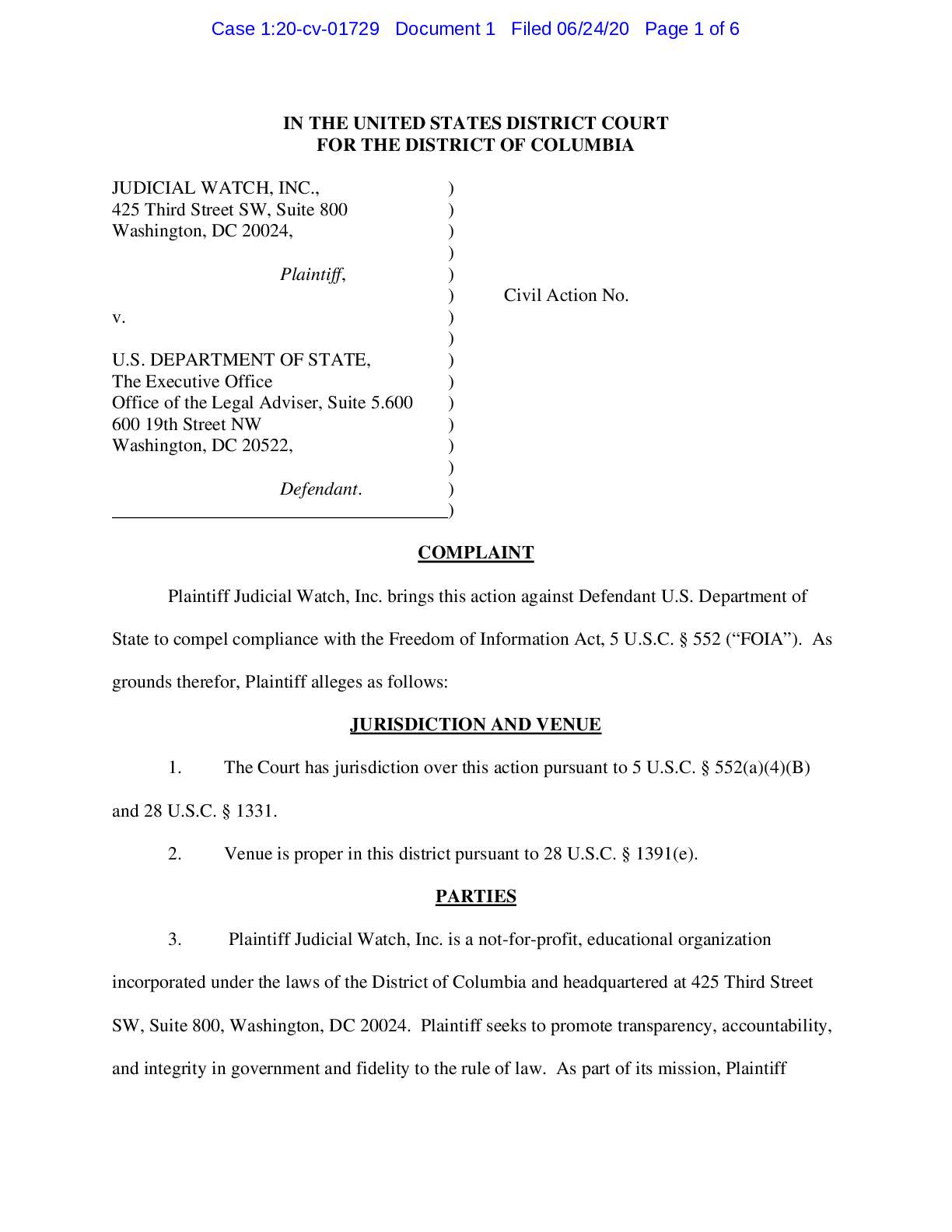 JW v State IC Samantha Power complaint 01729