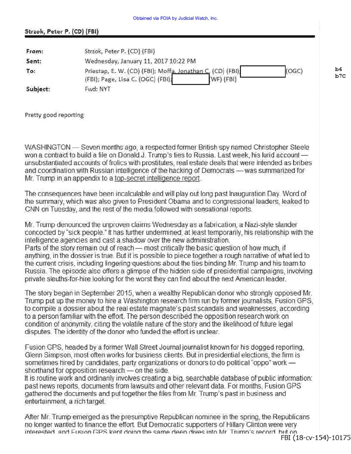 JW v DOJ Strzok-Page Prod 23 00154 pgs 13-15