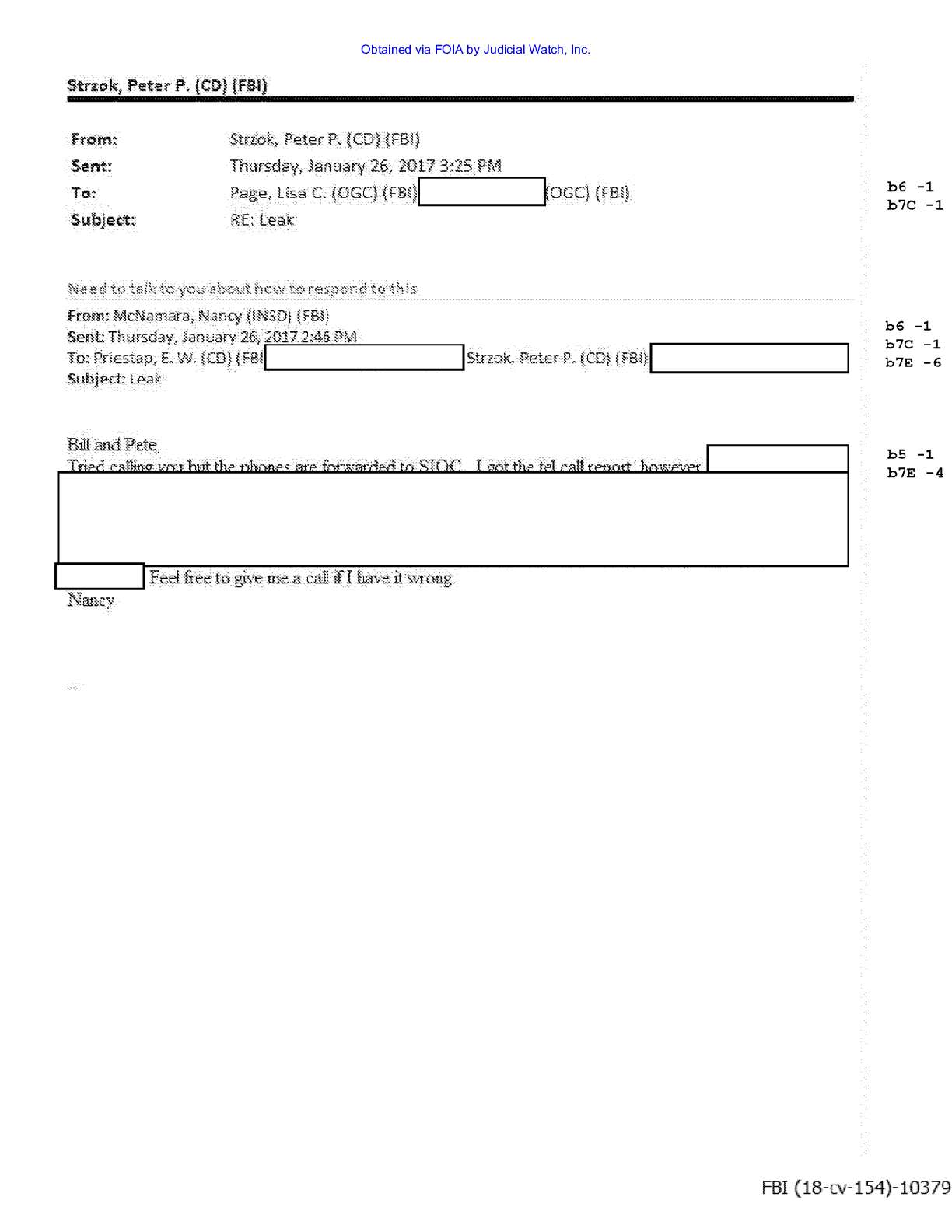 JW v DOJ Strzok-Page Prod 23 00154 pg 91