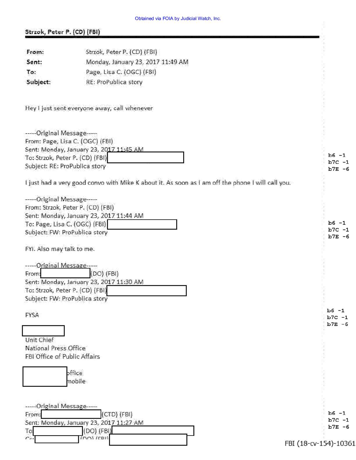JW v DOJ Strzok-Page Prod 23 00154 pgs 80-87