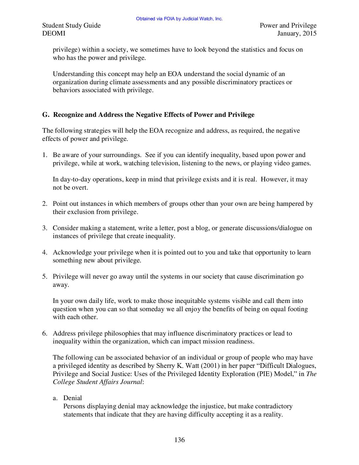 Defense Equal Opp Mgt pg 137