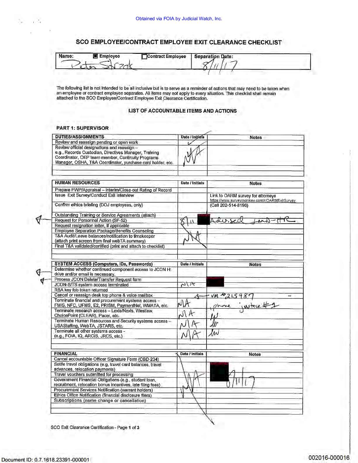 JW v DOJ Mueller Strzok Page Texts 02693 pgs 18-20