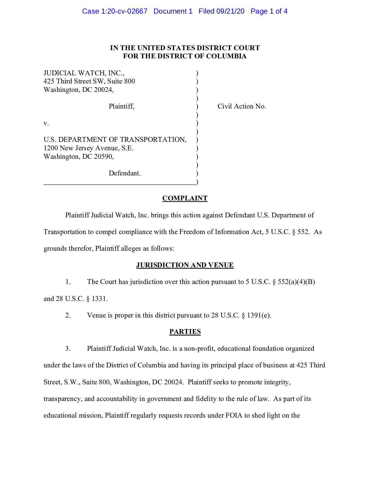 JW v DOT BLM complaint 02667