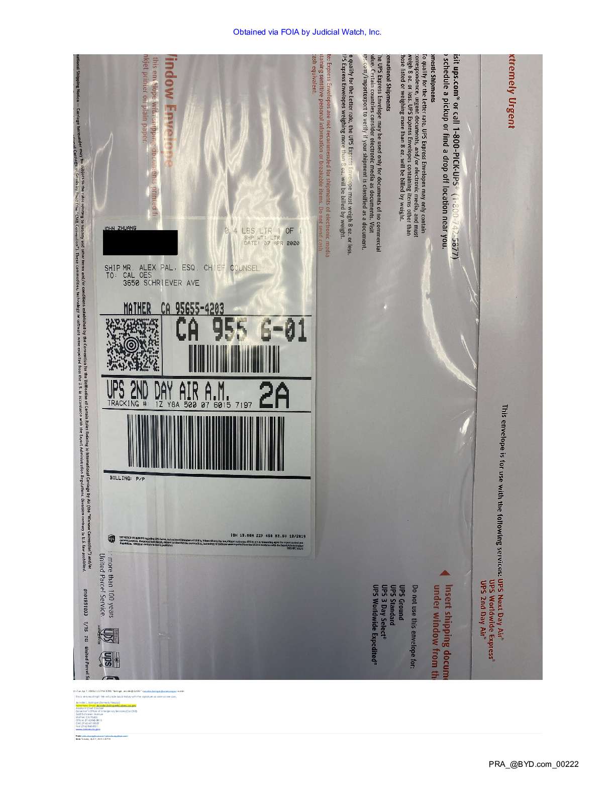 China’s BYD CA Mask FOIA pgs 267-268