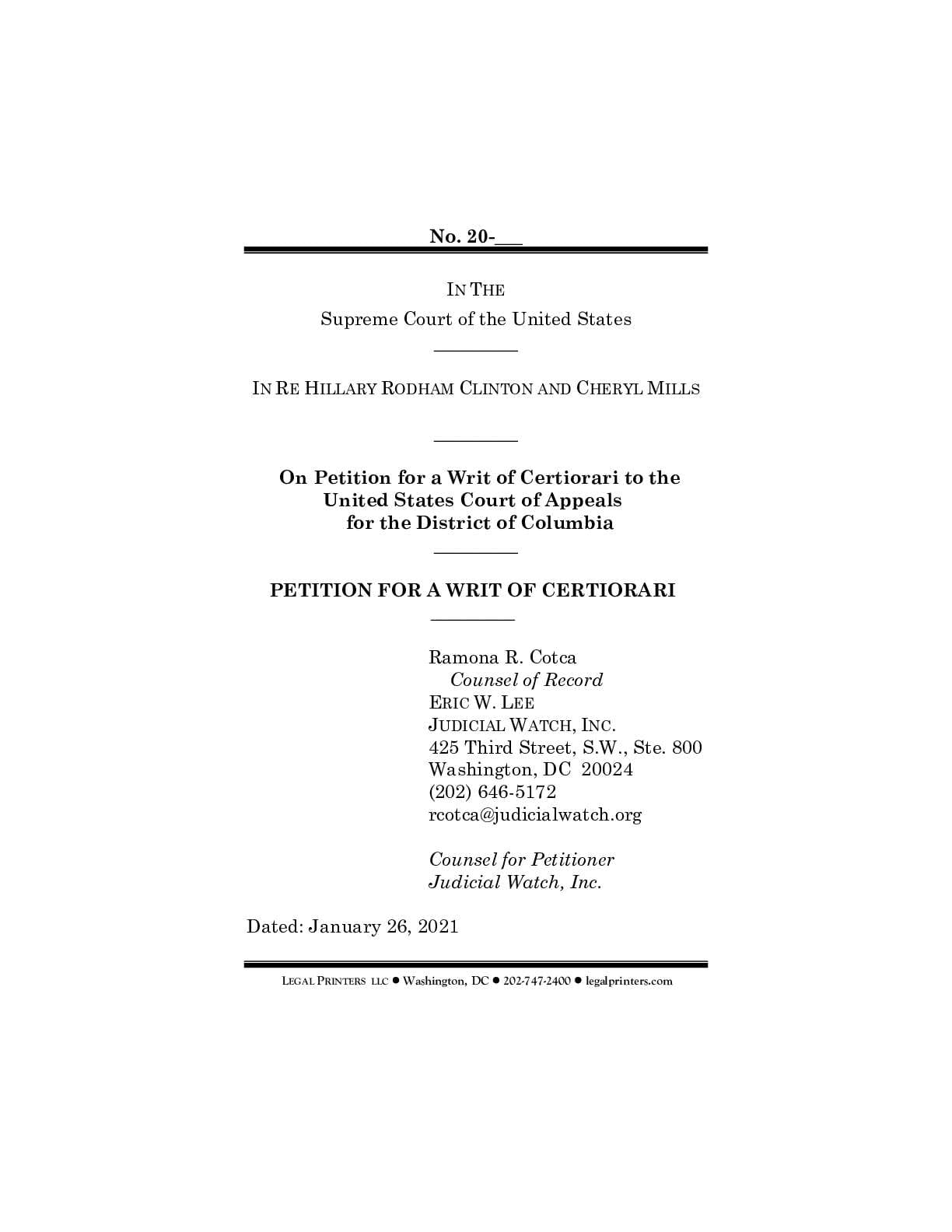 JW v State SCOTUS HRC emails 01242 5056