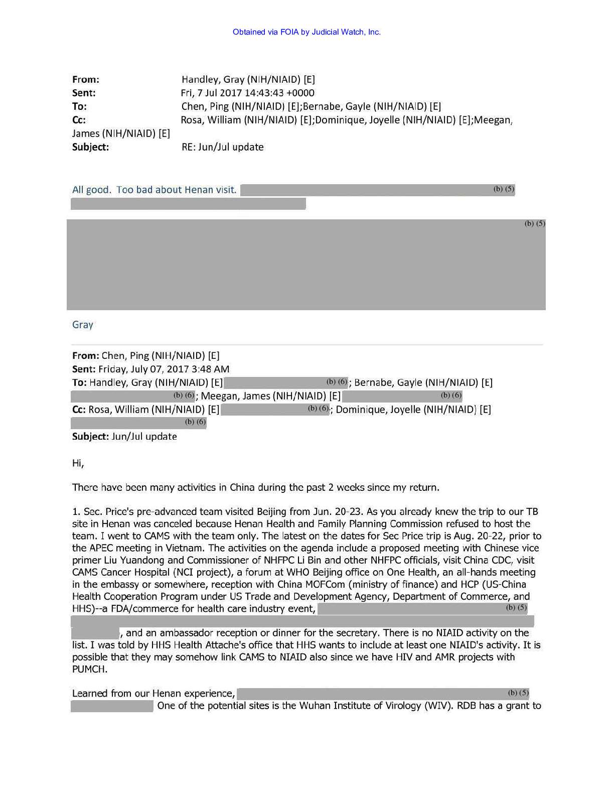 JW v HHS NIH Records on Wuhan Inst August 2021 00696 pgs 49-51