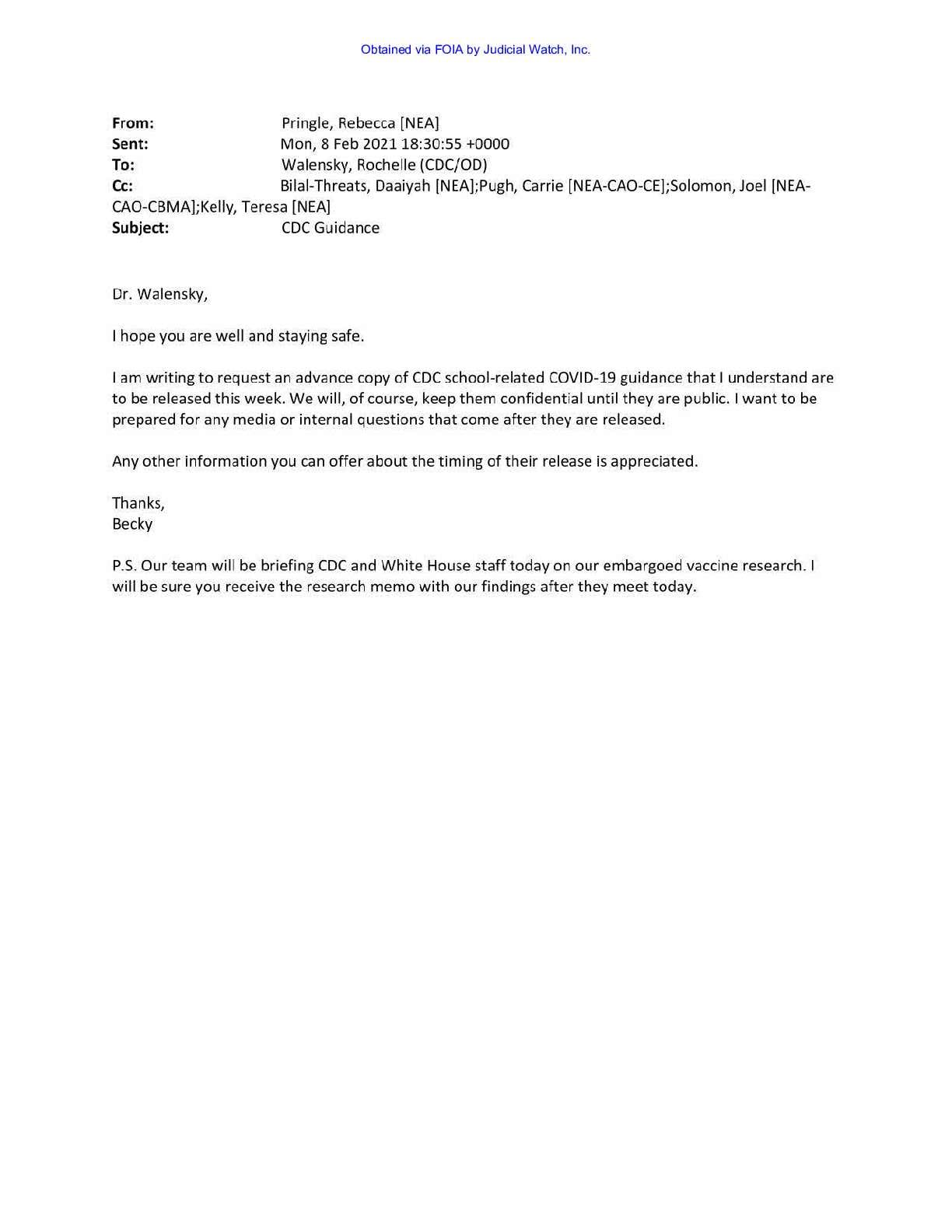 CDC comms AFT NEA FOIA August 2021 pg 6