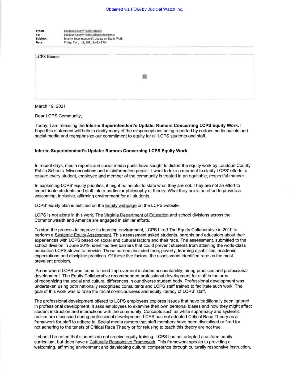 Ziegler Memo