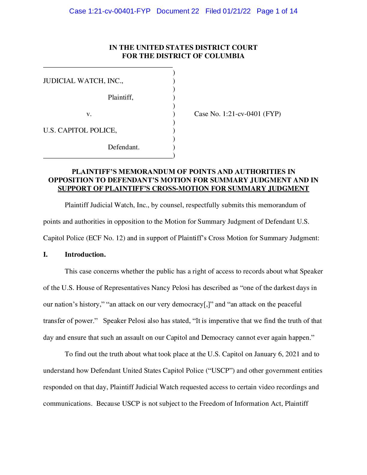 JW v US Capitol Police’s msj 00401