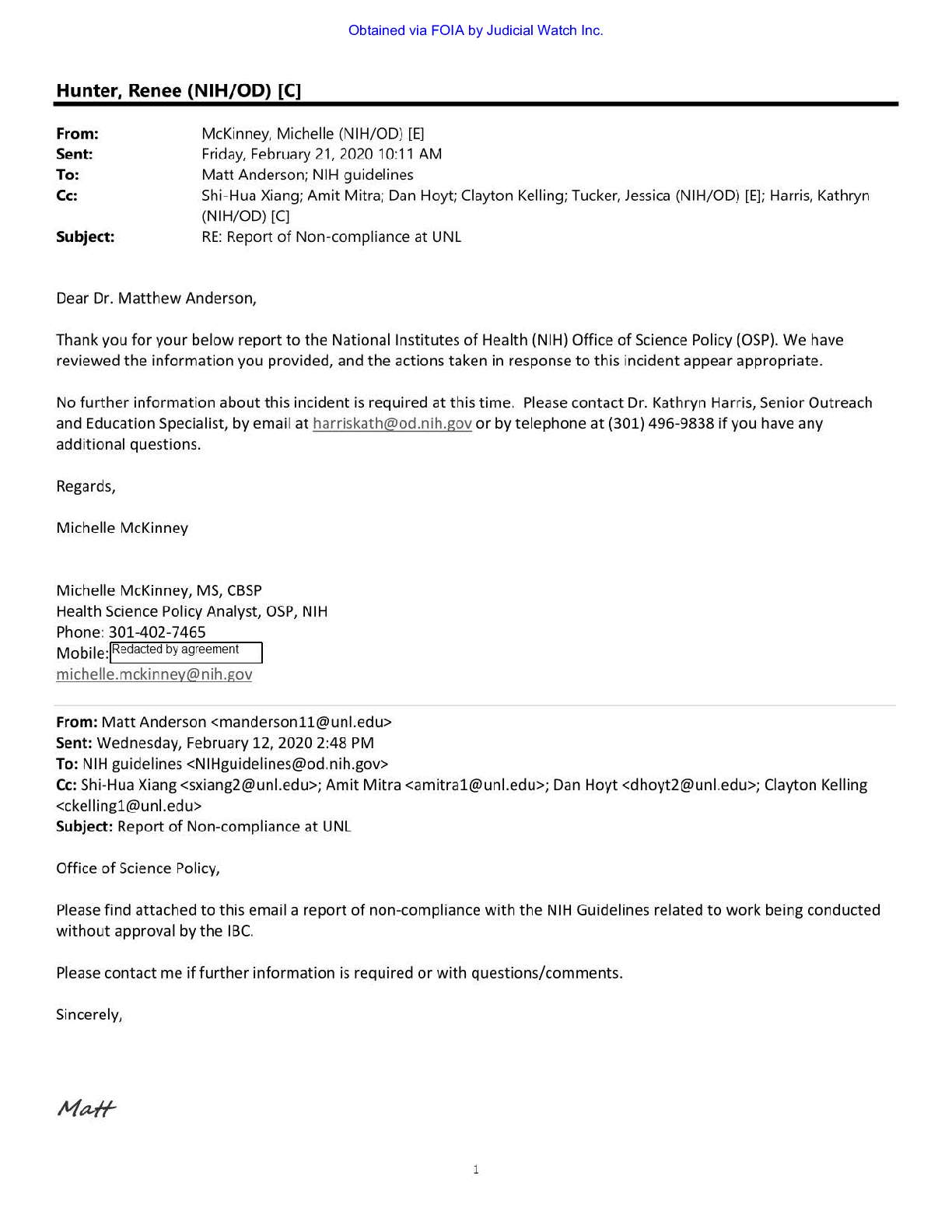 NIH Lab Incident Reports March 2022 prod 1 pgs 445-453