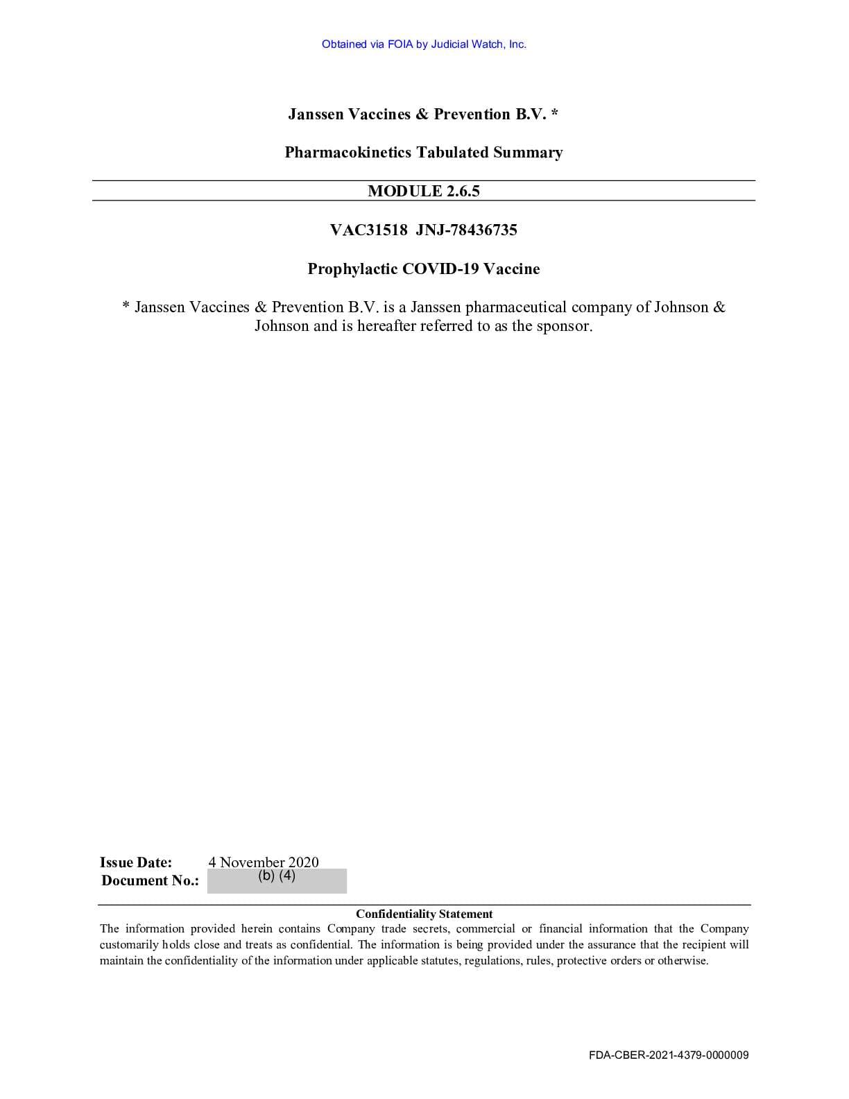 JW v HHS FDA Johnson & Johnson Vaccines Prod 1 02418 pgs 103-107