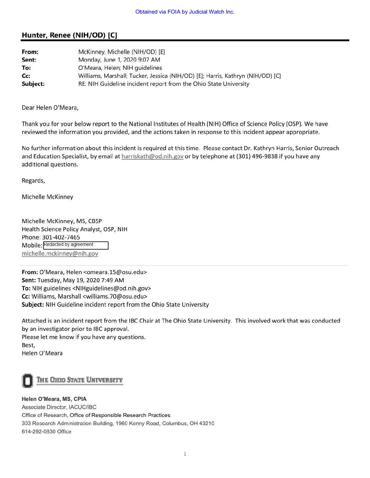 NIH Lab Incident Reports Case 57719 Partial Response #1 pgs 122-127