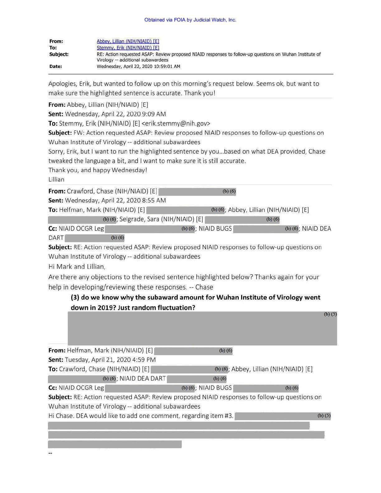 JW v HHS NIH EcoHealth Wuhan Prod 7 00696 pgs 646-658