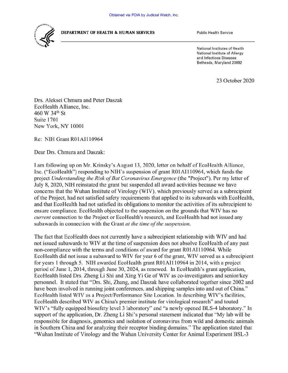 JW v HHS NIH EcoHealth Wuhan Prod 7 00696 pgs 454-457