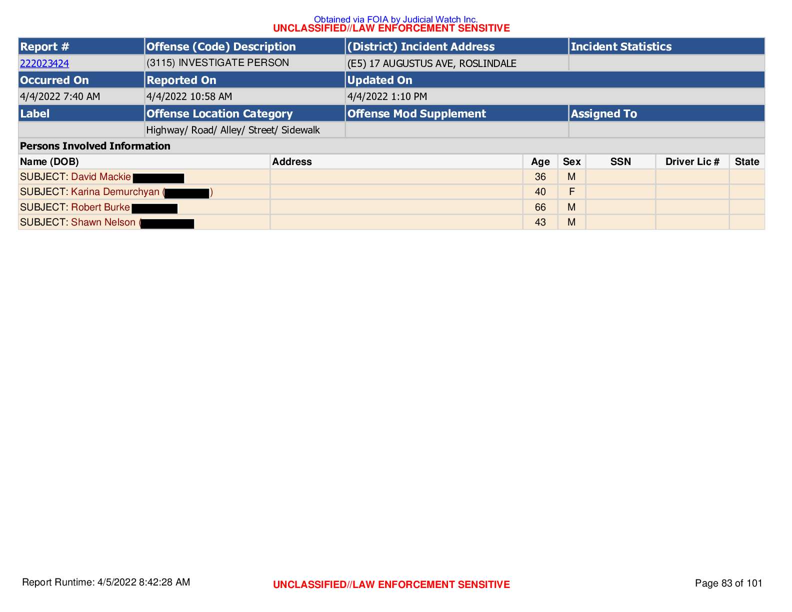 JW v Boston Picketing prod 1 01802 pgs 481-482