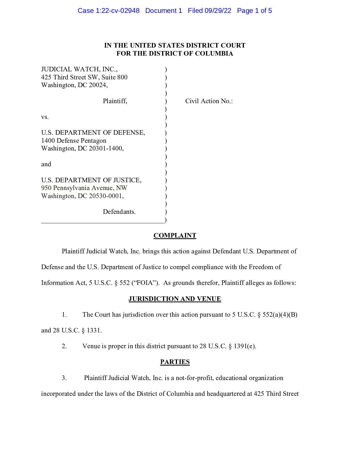 JW v DOD Byrd Babbitt complaint 02948