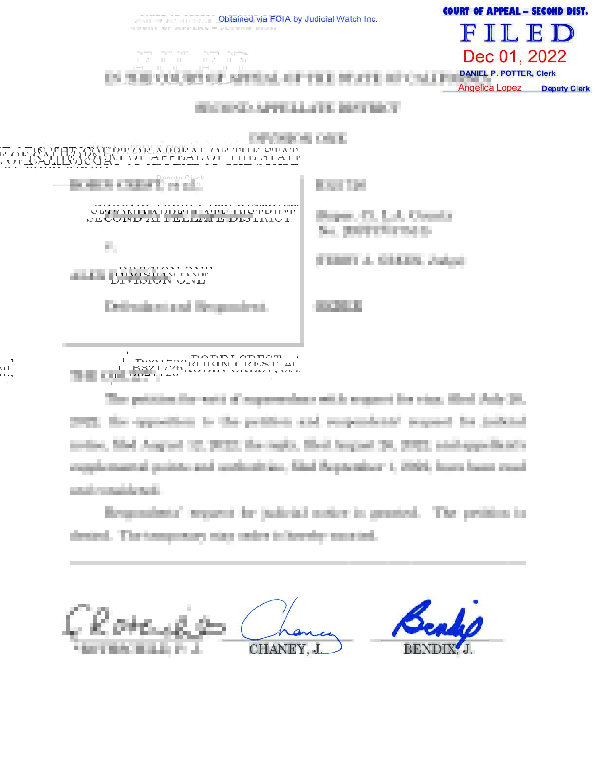 Crest v Padilla order 37513 B321726
