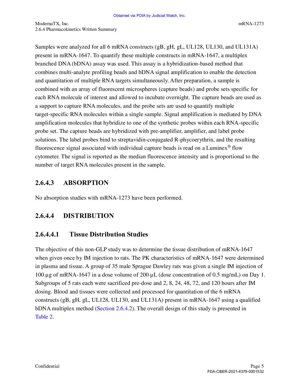 JW v HHS Biodistribution Prod 4 02418 pgs 295-302