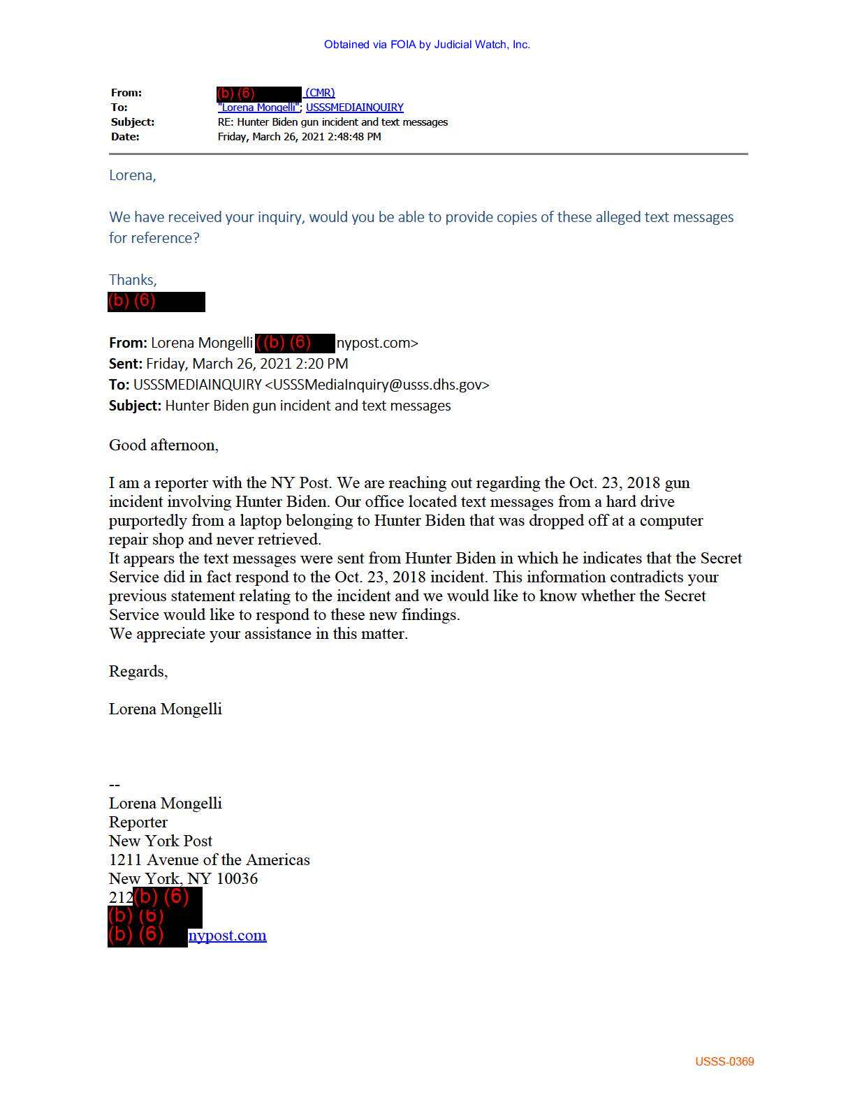 JW v DHS Hunter Biden’s Gun records 02841 pgs 371-374