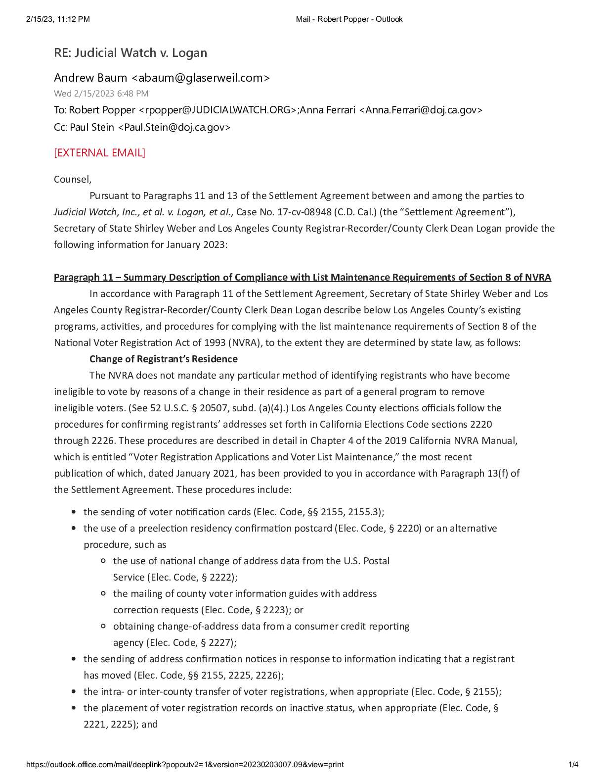 JW v Logan LA Voter Rolls 21523 08948
