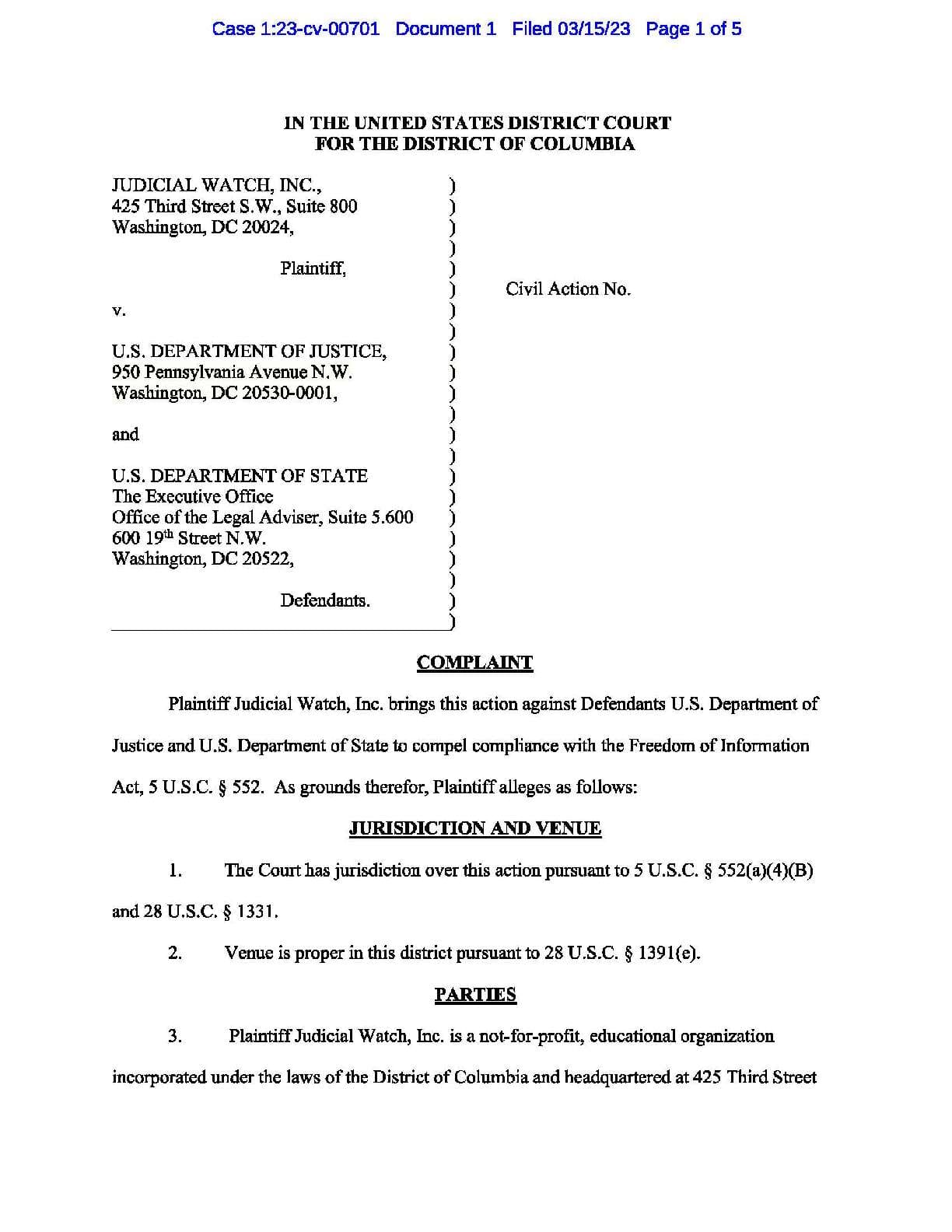 JW v. DOJ and State McCann complaint 00701