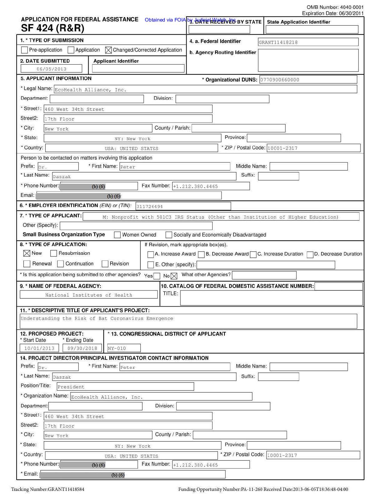 NIH EcoHealth Grant FOIA April 2023 pg 10