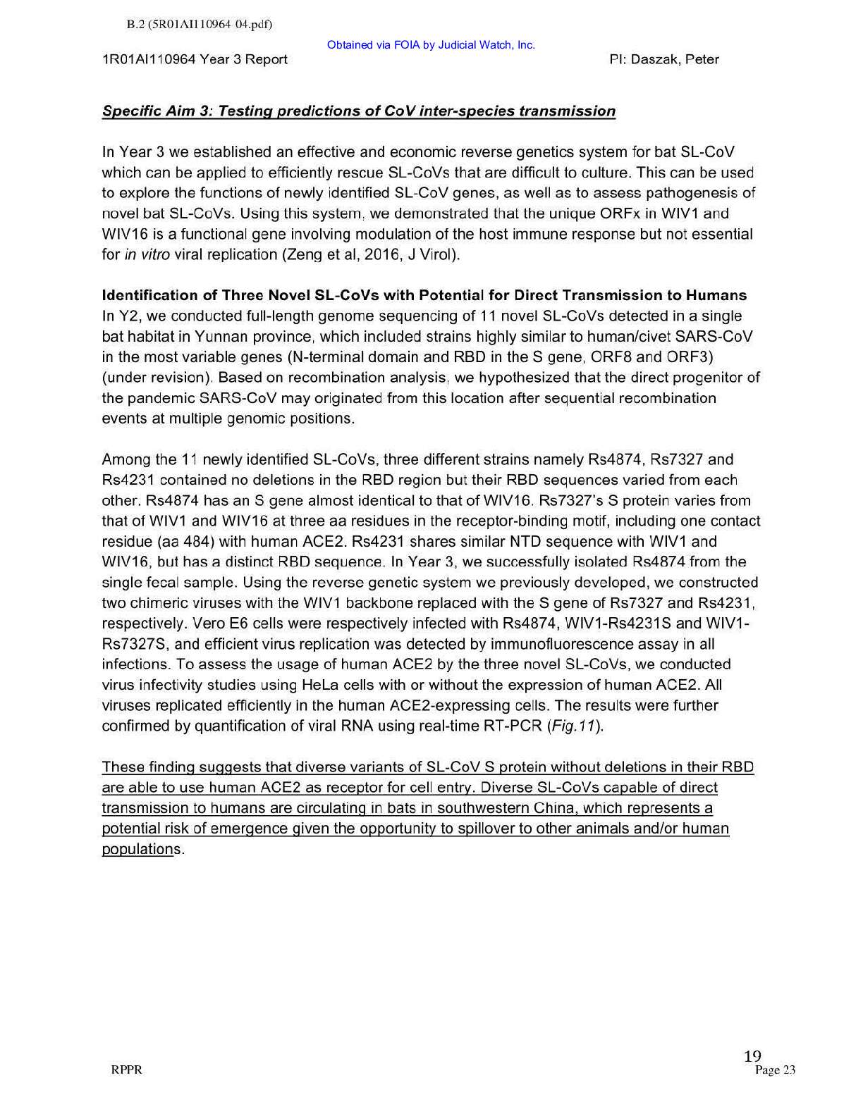 NIH EcoHealth Grant FOIA April 2023 pg 253