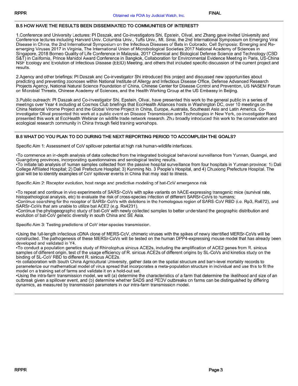 NIH EcoHealth Grant FOIA April 2023 pg 275