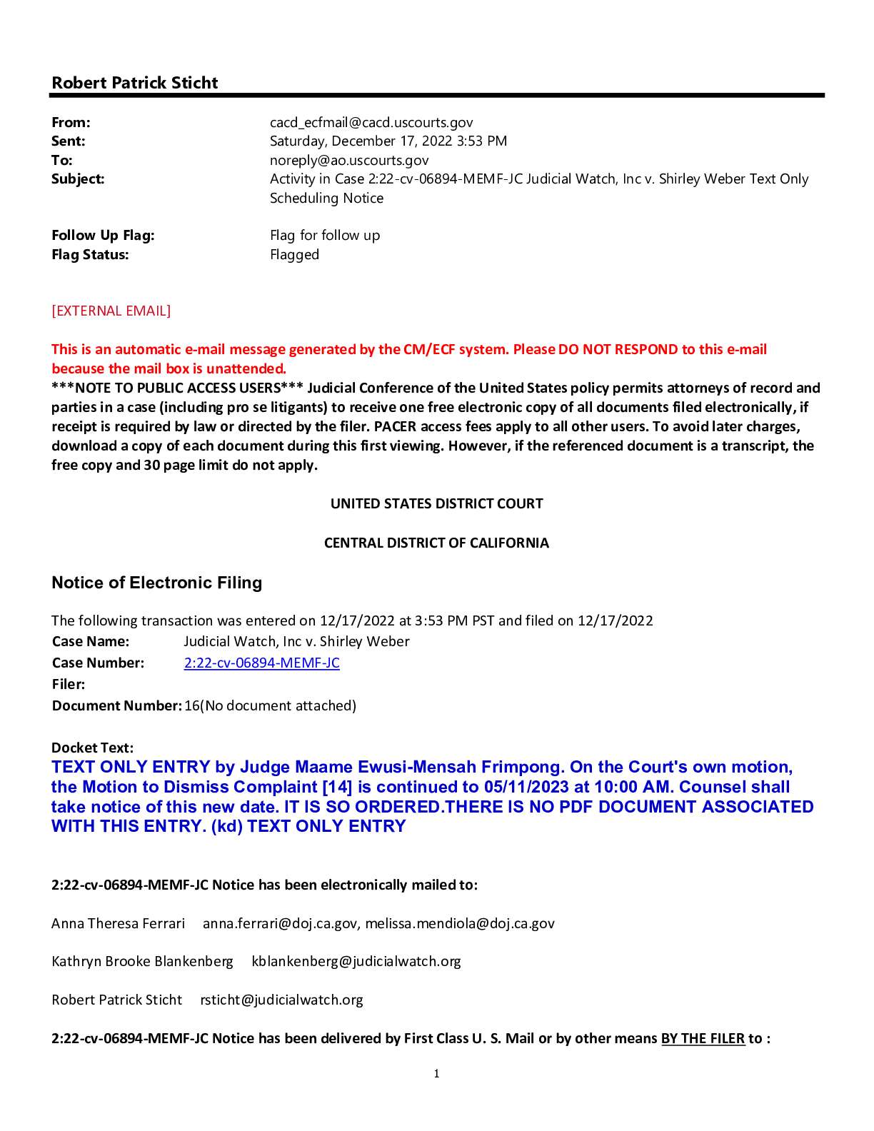 JW v Weber hearing 06894